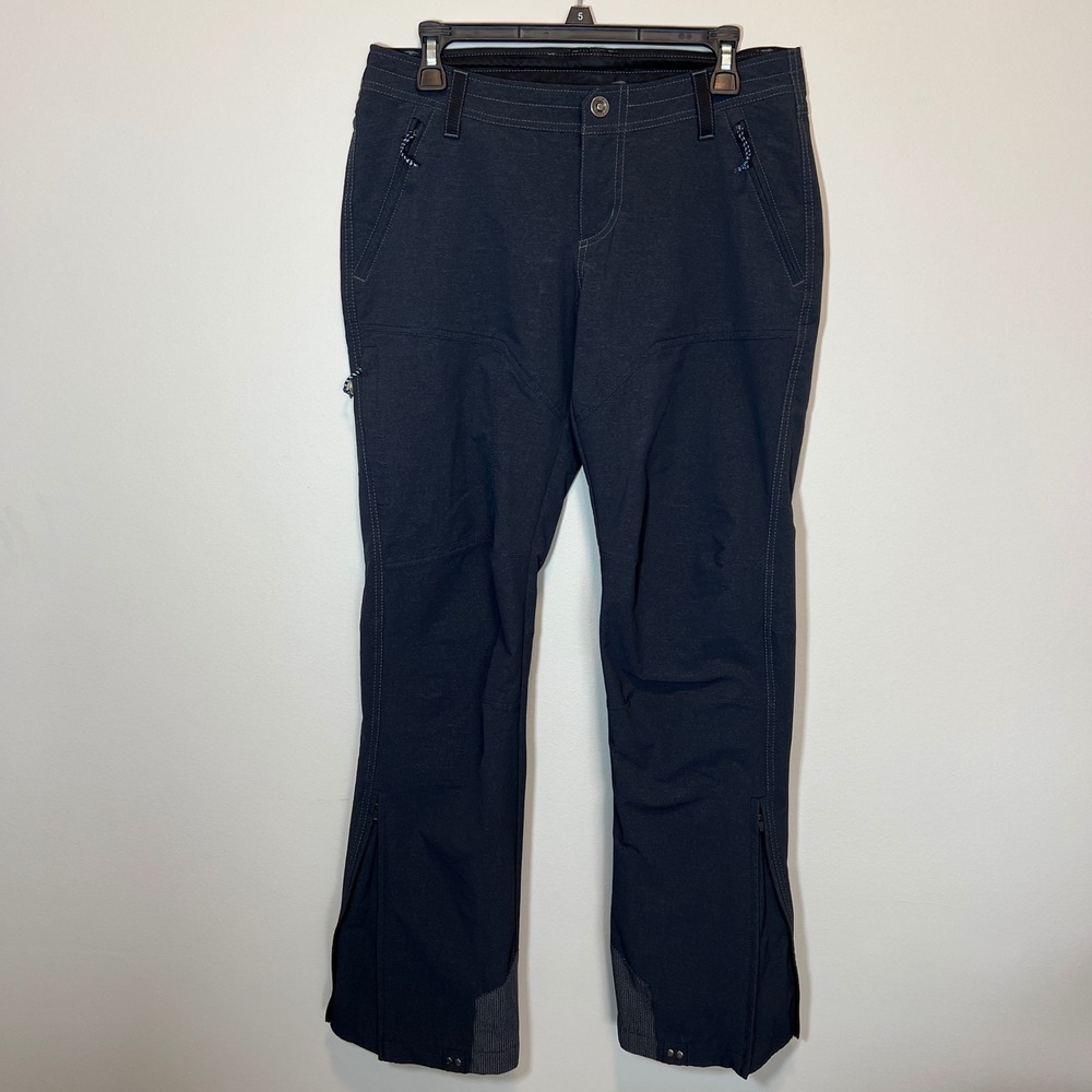 Kuhl Frost Softshell Pants Women's 8 Reg Black Hiking Outdoor Winter Trousers